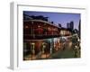 City Skyline and Bourbon Street, New Orleans, Louisiana, United States of America, North America-Gavin Hellier-Framed Photographic Print