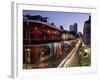 City Skyline and Bourbon Street, New Orleans, Louisiana, United States of America, North America-Gavin Hellier-Framed Photographic Print