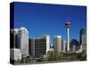 City Skyline and Calgary Tower, Calgary, Alberta, Canada, North America-Hans Peter Merten-Stretched Canvas