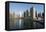 City Skyline and Chicago River, Chicago-Alan Klehr-Framed Stretched Canvas