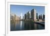 City Skyline and Chicago River, Chicago-Alan Klehr-Framed Photographic Print