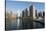 City Skyline and Chicago River, Chicago-Alan Klehr-Stretched Canvas