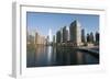 City Skyline and Chicago River, Chicago-Alan Klehr-Framed Photographic Print