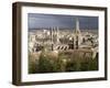 City Skyline and Christian Cathedral, Burgos, Castilla-Leon (Castile), Spain-John Miller-Framed Photographic Print