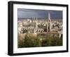 City Skyline and Christian Cathedral, Burgos, Castilla-Leon (Castile), Spain-John Miller-Framed Photographic Print