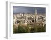 City Skyline and Christian Cathedral, Burgos, Castilla-Leon (Castile), Spain-John Miller-Framed Photographic Print