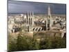 City Skyline and Christian Cathedral, Burgos, Castilla-Leon (Castile), Spain-John Miller-Mounted Photographic Print