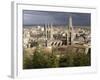 City Skyline and Christian Cathedral, Burgos, Castilla-Leon (Castile), Spain-John Miller-Framed Photographic Print