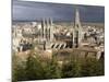 City Skyline and Christian Cathedral, Burgos, Castilla-Leon (Castile), Spain-John Miller-Mounted Photographic Print