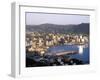 City Skyline and Harbour, Wellington, North Island, New Zealand-Steve Vidler-Framed Photographic Print