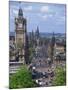 City Skyline and High Level View over Princes Street, City Centre, Edinburgh, Lothian, Scotland, UK-Neale Clarke-Mounted Photographic Print