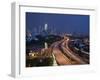 City Skyline and Highway, Kuala Lumpur, Malaysia-Jon Arnold-Framed Photographic Print