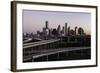 City Skyline and Interstate, Houston, Texas, United States of America, North America-Gavin-Framed Photographic Print