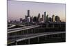 City Skyline and Interstate, Houston, Texas, United States of America, North America-Gavin-Mounted Photographic Print