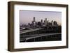 City Skyline and Interstate, Houston, Texas, United States of America, North America-Gavin-Framed Photographic Print