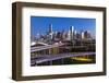 City Skyline and Interstate, Houston, Texas, Usa-Gavin Hellier-Framed Photographic Print