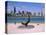 City Skyline and Lake Michigan from the Adler Planetarium, Chicago, Illinois, North America-Jenny Pate-Stretched Canvas