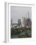 City Skyline and Lumpini Park, Bangkok, Thailand, Southeast Asia-Angelo Cavalli-Framed Photographic Print