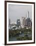 City Skyline and Lumpini Park, Bangkok, Thailand, Southeast Asia-Angelo Cavalli-Framed Photographic Print