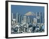 City Skyline and Mount Fuji, Tokyo, Honshu, Japan-Steve Vidler-Framed Photographic Print