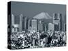 City Skyline and Mount Fuji, Tokyo, Honshu, Japan-Steve Vidler-Stretched Canvas