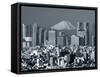 City Skyline and Mount Fuji, Tokyo, Honshu, Japan-Steve Vidler-Framed Stretched Canvas