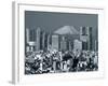 City Skyline and Mount Fuji, Tokyo, Honshu, Japan-Steve Vidler-Framed Photographic Print