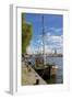 City Skyline and Sailing Ship from Norr Malarstrand, Kungsholmen, Stockholm, Sweden-Frank Fell-Framed Photographic Print