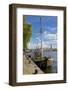 City Skyline and Sailing Ship from Norr Malarstrand, Kungsholmen, Stockholm, Sweden-Frank Fell-Framed Photographic Print