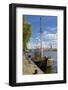 City Skyline and Sailing Ship from Norr Malarstrand, Kungsholmen, Stockholm, Sweden-Frank Fell-Framed Photographic Print