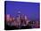 City Skyline and Space Needle, Mount Rainier in Background, Seattle, Washington, USA-Steve Vidler-Stretched Canvas