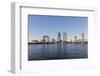 City skyline and St. Johns River, Jacksonville, Florida-Richard & Susan Day-Framed Photographic Print