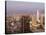 City Skyline and the Andes Mountains at Dusk, Santiago, Chile, South America-Gavin Hellier-Stretched Canvas