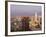 City Skyline and the Andes Mountains at Dusk, Santiago, Chile, South America-Gavin Hellier-Framed Photographic Print