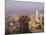 City Skyline and the Andes Mountains at Dusk, Santiago, Chile, South America-Gavin Hellier-Mounted Photographic Print