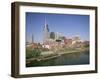 City Skyline and the Cumberland River, Nashville, Tennessee, United States of America-Gavin Hellier-Framed Photographic Print