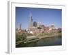 City Skyline and the Cumberland River, Nashville, Tennessee, United States of America-Gavin Hellier-Framed Photographic Print