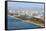 City Skyline and the Juche Tower, Pyongyang, Democratic People's Republic of Korea (DPRK), N. Korea-Gavin Hellier-Framed Stretched Canvas