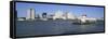 City Skyline and the Mississippi River, New Orleans, Louisiana, United States of America-Gavin Hellier-Framed Stretched Canvas