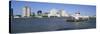 City Skyline and the Mississippi River, New Orleans, Louisiana, United States of America-Gavin Hellier-Stretched Canvas