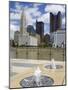 City Skyline and the Scioto River, Columbus, Ohio, United States of America, North America-Richard Cummins-Mounted Photographic Print