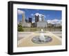 City Skyline and the Scioto River, Columbus, Ohio, United States of America, North America-Richard Cummins-Framed Photographic Print