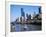 City Skyline and the Yarra River, Melbourne, Victoria, Australia-Ken Gillham-Framed Photographic Print