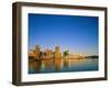 City Skyline and Waterfront, Vancouver, British Columbia, Canada-Steve Vidler-Framed Photographic Print