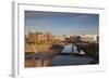 City Skyline at Dawn, Sioux Falls, South Dakota, USA-Walter Bibikow-Framed Photographic Print