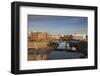 City Skyline at Dawn, Sioux Falls, South Dakota, USA-Walter Bibikow-Framed Photographic Print