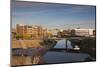 City Skyline at Dawn, Sioux Falls, South Dakota, USA-Walter Bibikow-Mounted Photographic Print