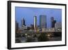 City Skyline at Dusk, Atlanta, Georgia, United States of America, North America-Richard Cummins-Framed Photographic Print