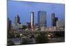 City Skyline at Dusk, Atlanta, Georgia, United States of America, North America-Richard Cummins-Mounted Photographic Print