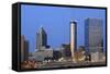 City Skyline at Dusk, Atlanta, Georgia, United States of America, North America-Richard Cummins-Framed Stretched Canvas